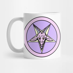 Pastel Baphomet Pentagram Mug